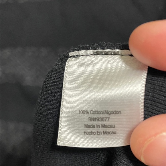 a.n.a Black Tee with Gray Floral Accents - Picture 5 of 6